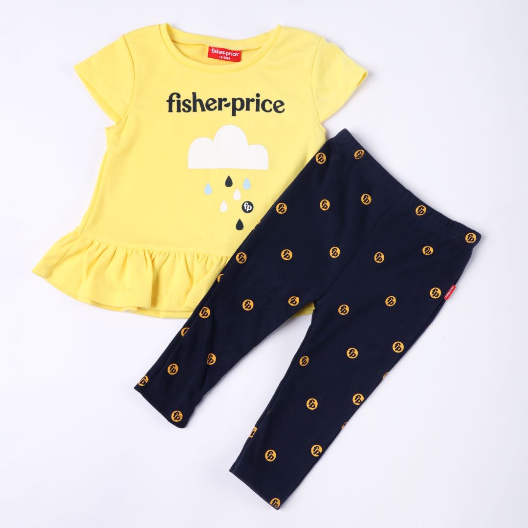 Conjunto de Polo y Pantalón Para Niñas Marca FISHER-PRICE